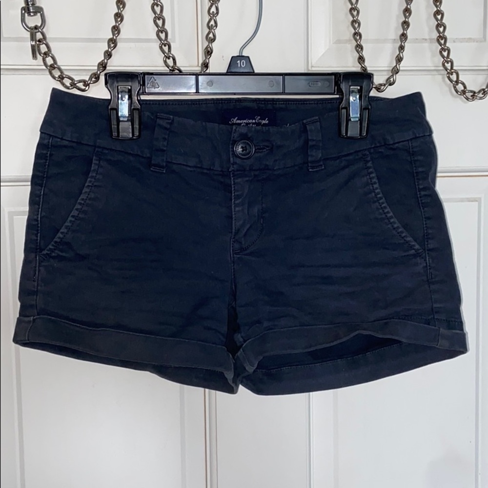 Khaki blue shorts